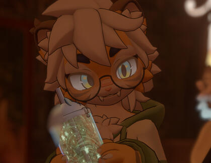 Kokotora - Kemono VRChat Tiger Furry Model/Avatar